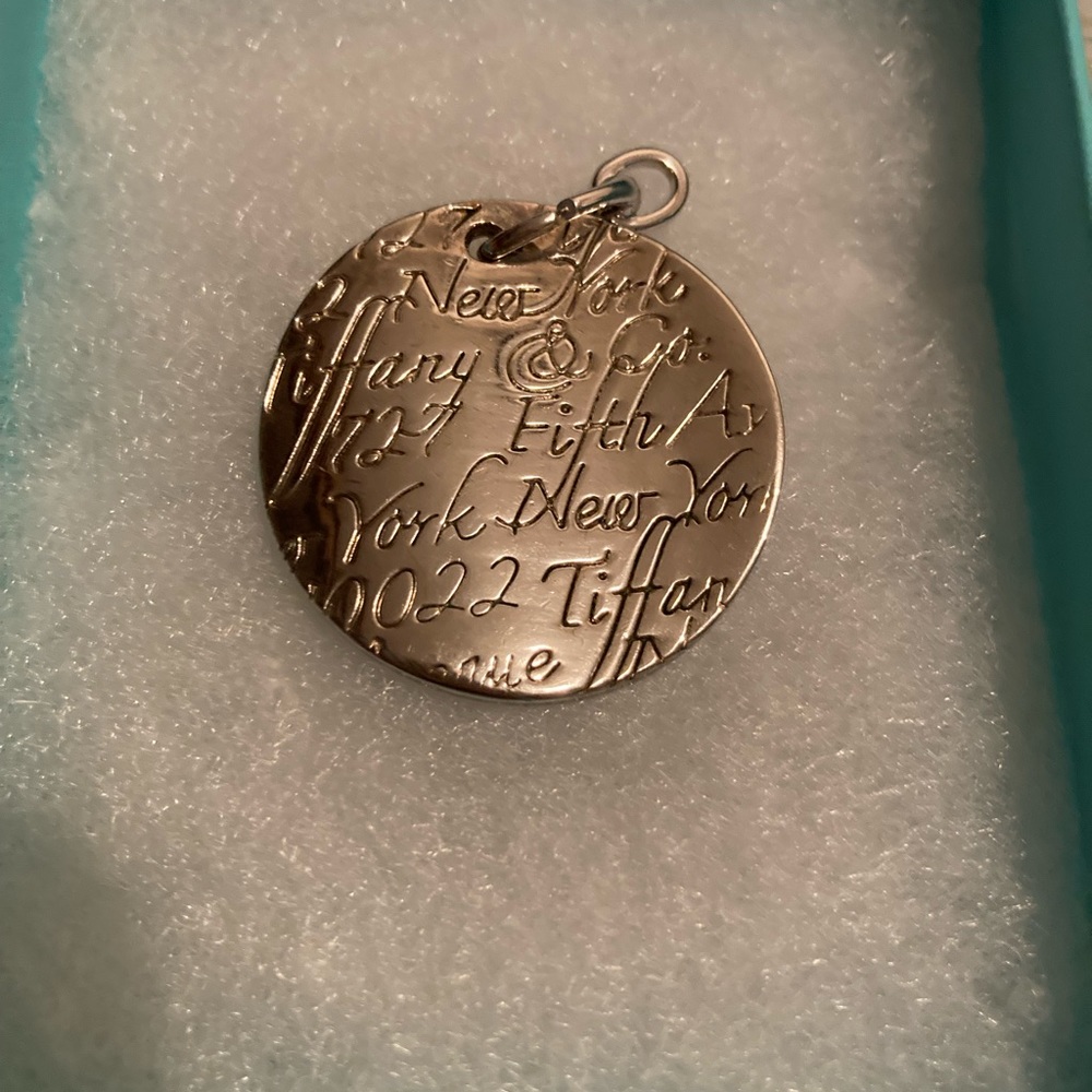 Tiffany & Co Love Notes Pendant